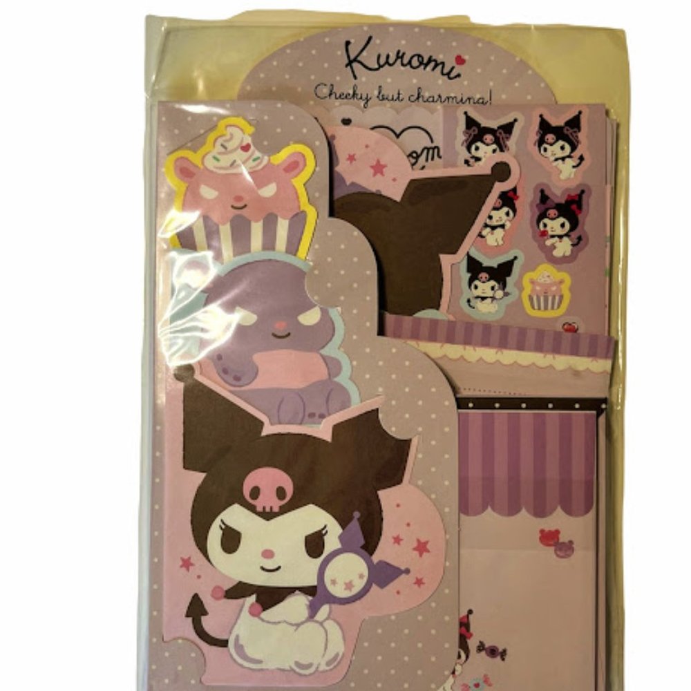 Sanrio Japan Kuromi Stationery Letter Set
